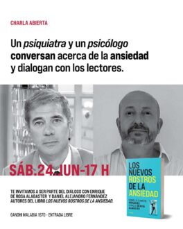 Presentacion en CABA del Libro Nuevos Rostros de la Ansiedad