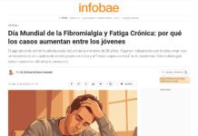 Representación conceptual de la fatiga crónica y la hiperactivación del sistema nervioso en jóvenes.