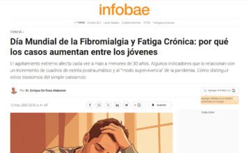 Representación conceptual de la fatiga crónica y la hiperactivación del sistema nervioso en jóvenes.